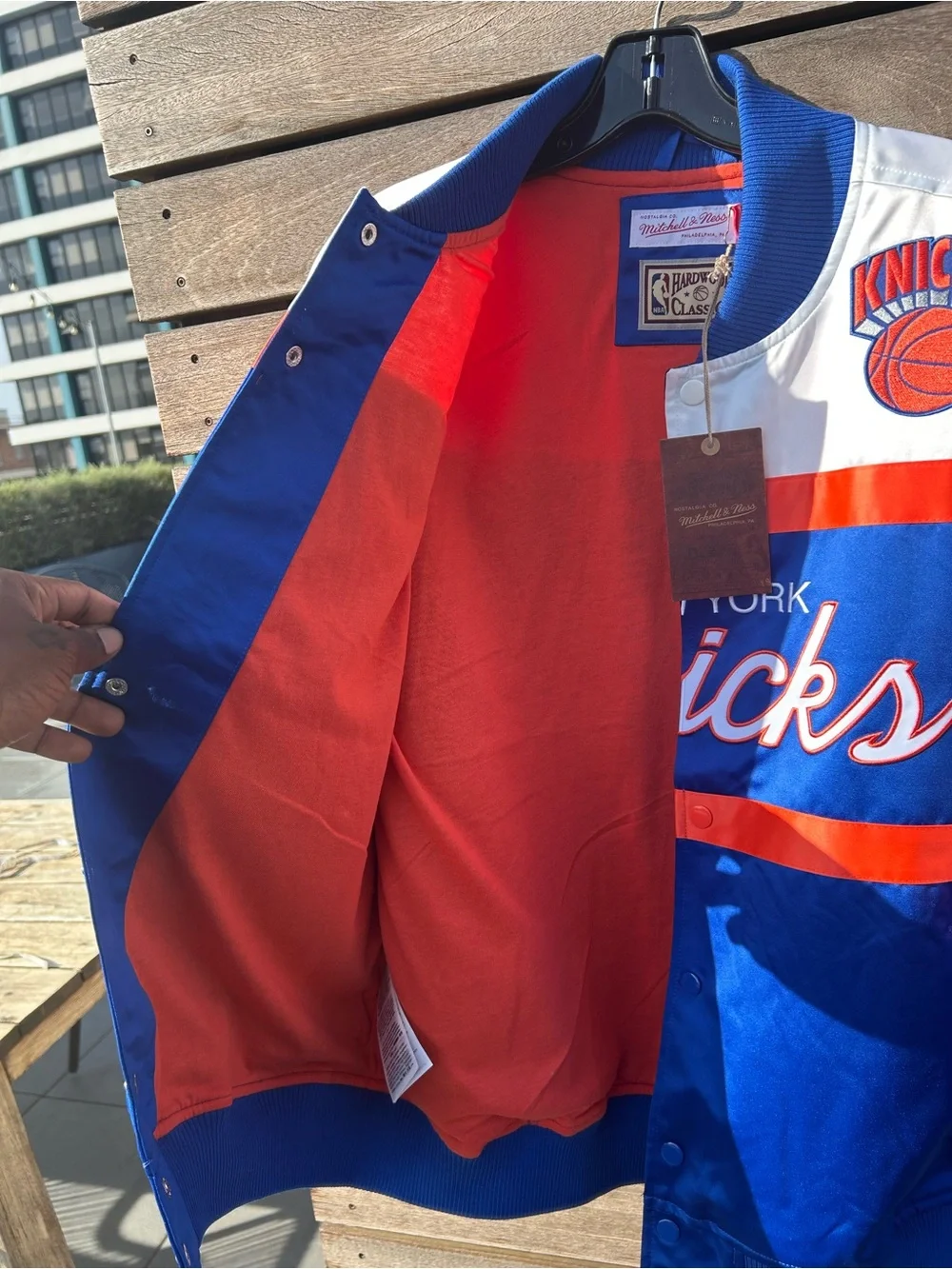Mitchell & Ness NEW YORK KNICKS Hardwood Classics Jacket | Size M